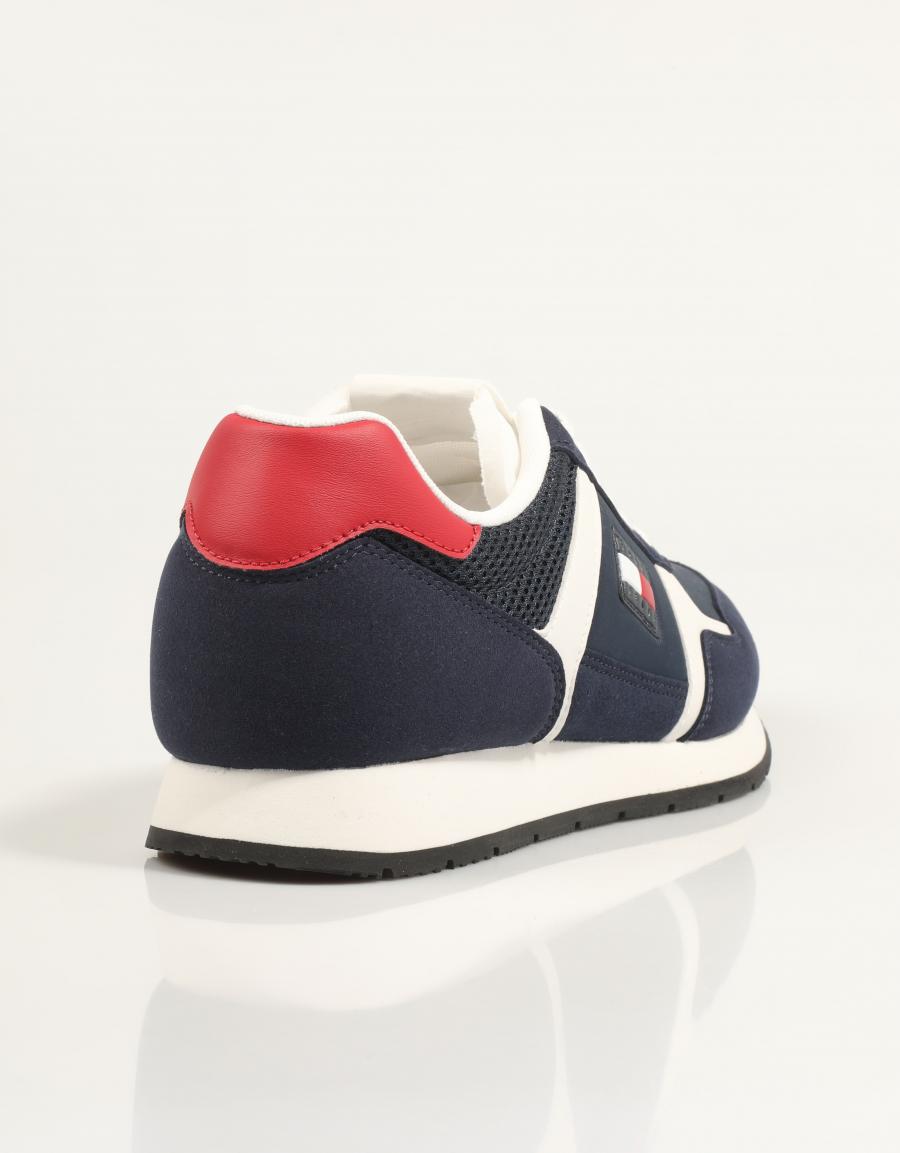 ZAPATILLAS TOMMY HILFIGER RUNNER CASUAL NAVY EM0EM01617 en color Azul marino