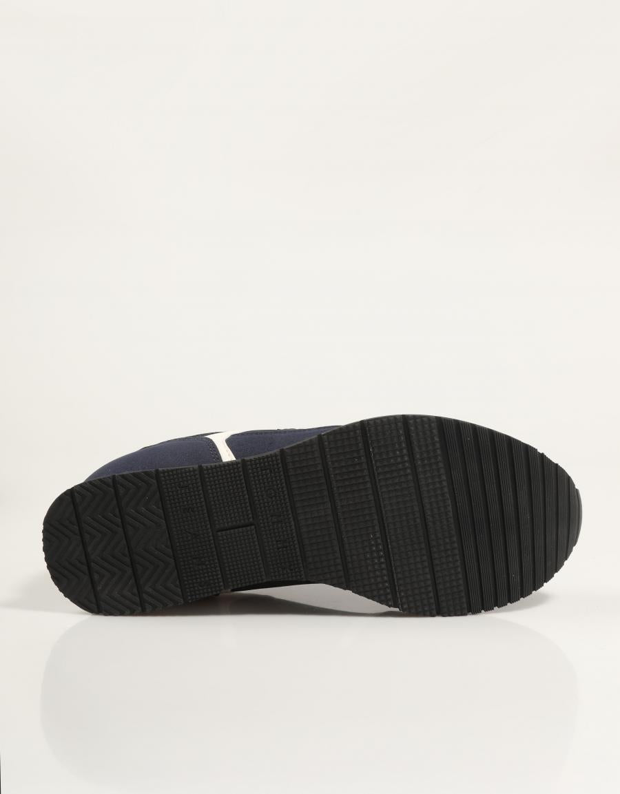 ZAPATILLAS TOMMY HILFIGER RUNNER CASUAL NAVY EM0EM01617 en color Azul marino