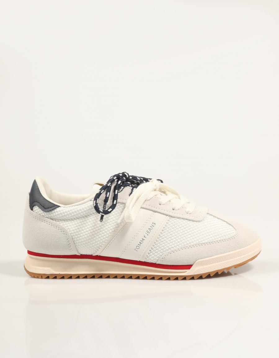 ZAPATILLAS TOMMY HILFIGER TJM LOW PROFILE RUNNER en color Blanco