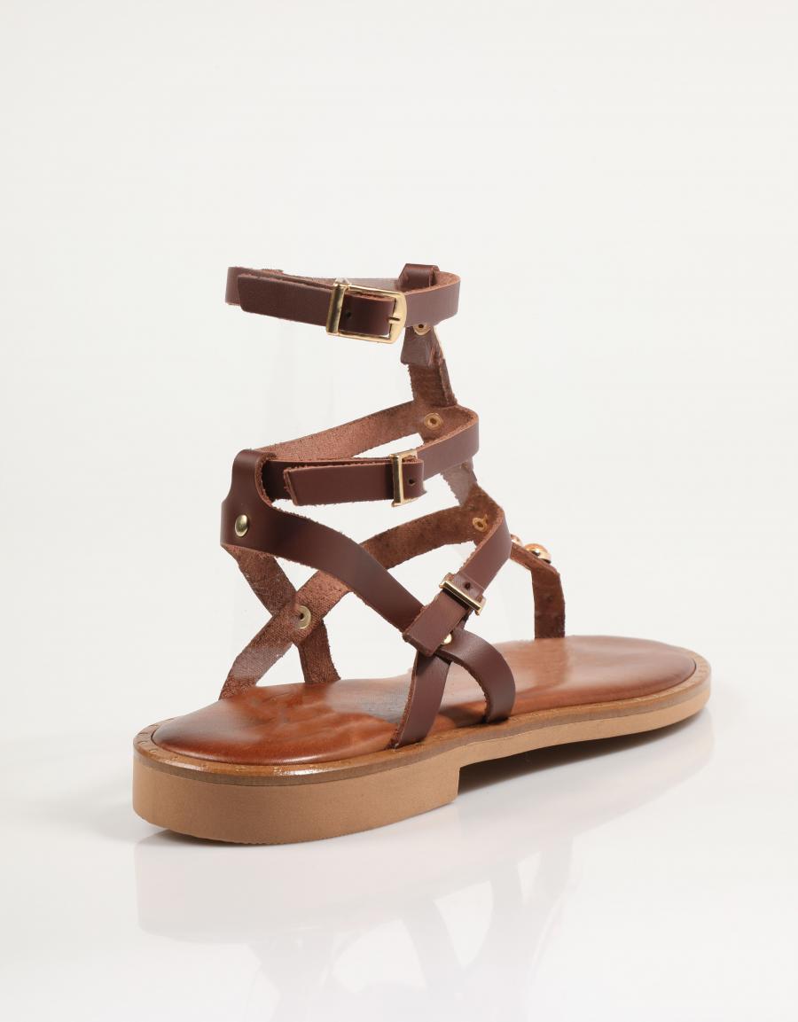 SANDALIAS 221003 in Brown color