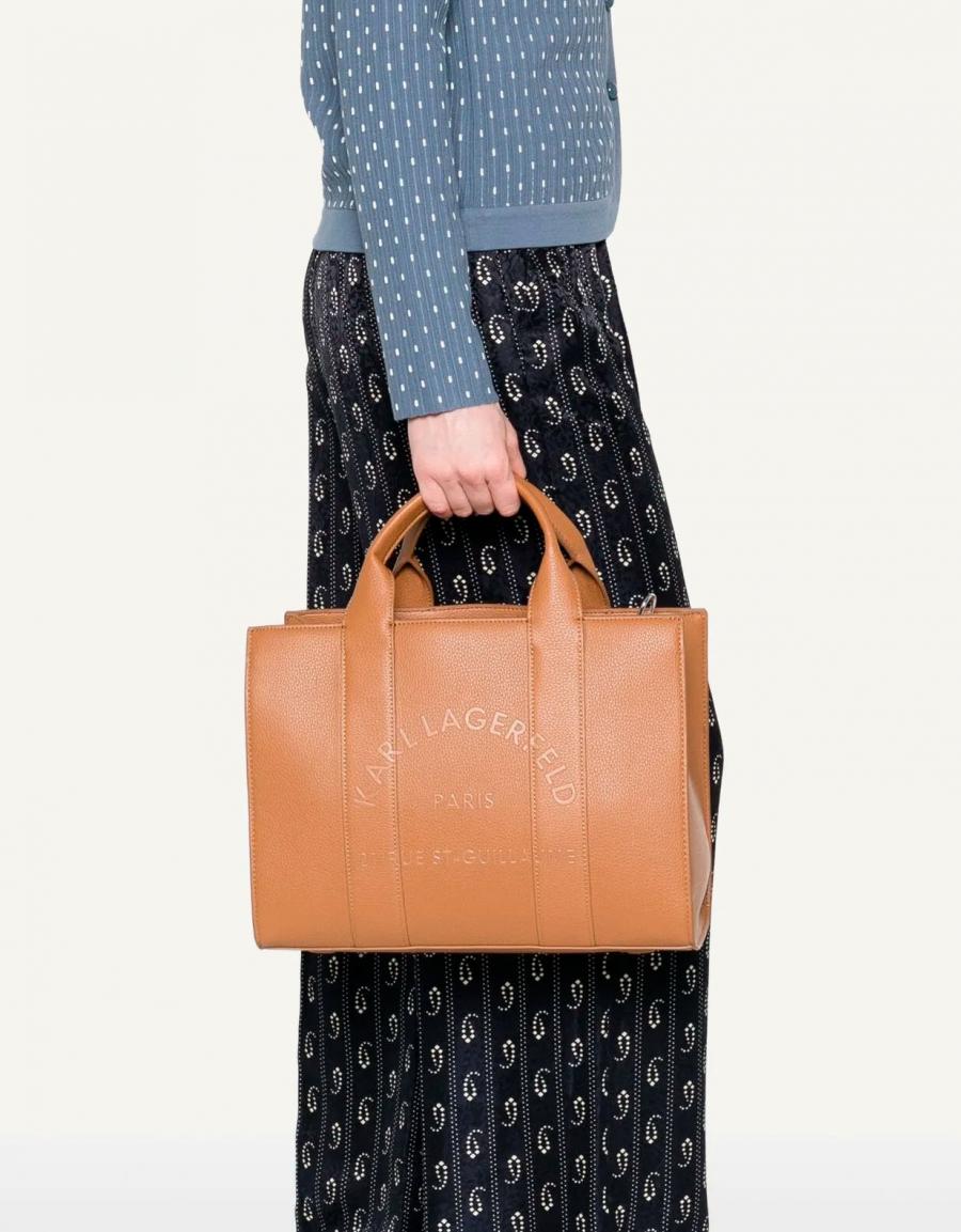 BOLSO KARL LAGERFELD TOTE A4W30264 en color Cuero