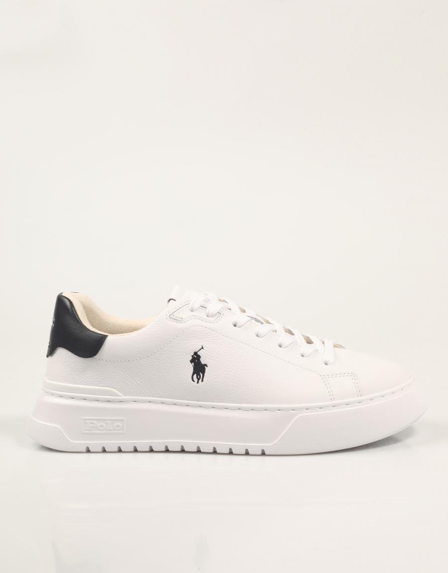 ZAPATILLAS POLO RALPH LAUREN RLITE COURT LEATHER en color Blanco