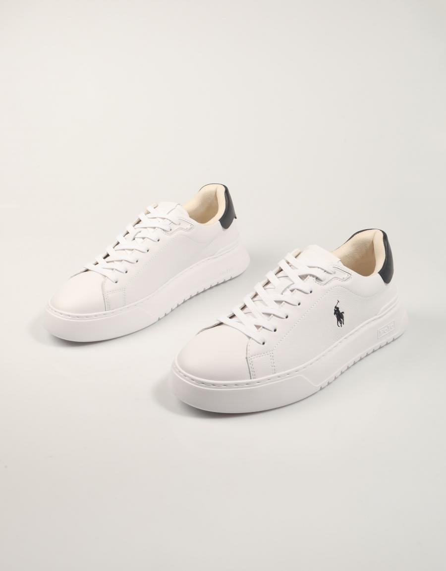 ZAPATILLAS POLO RALPH LAUREN RLITE COURT LEATHER en color Blanco