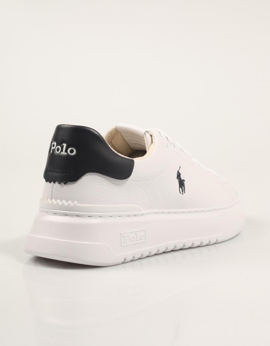 ZAPATILLAS POLO RALPH LAUREN RLITE COURT LEATHER en color Blanco