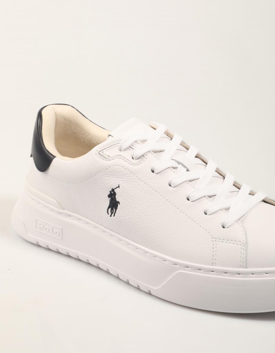 ZAPATILLAS POLO RALPH LAUREN RLITE COURT LEATHER en color Blanco