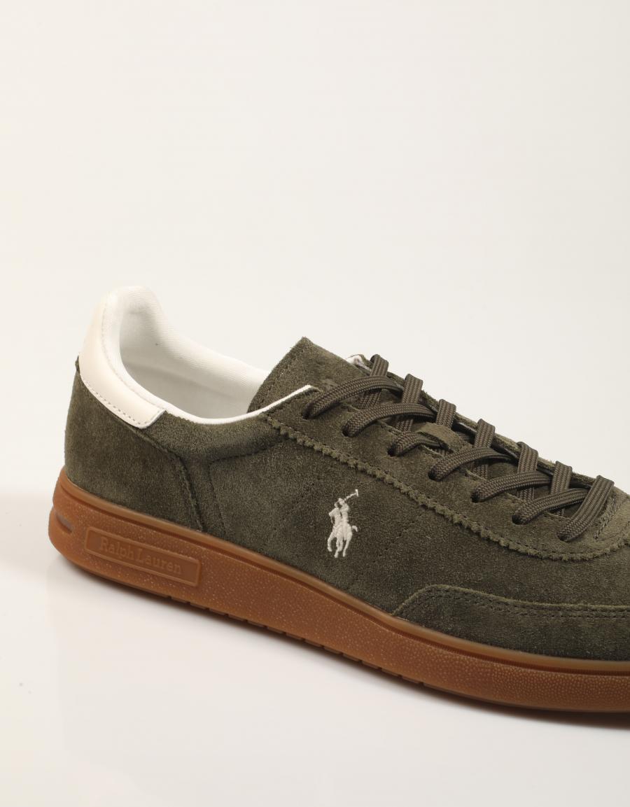 ZAPATILLAS POLO RALPH LAUREN BEDFORD PP SUEDE en color Kaki