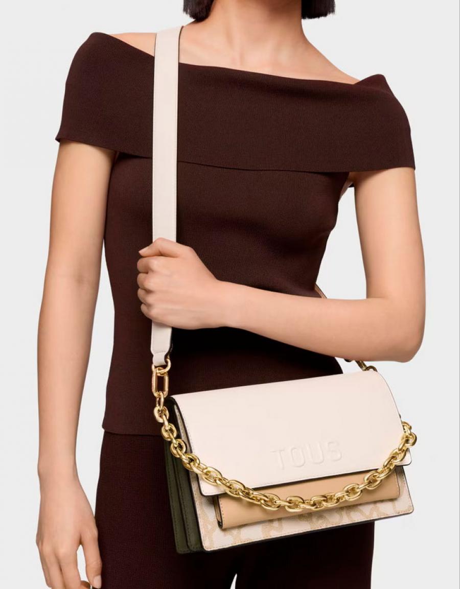 BOLSO TOUS KAOS ICON BANDOLERA M AUDREE K en color Hielo