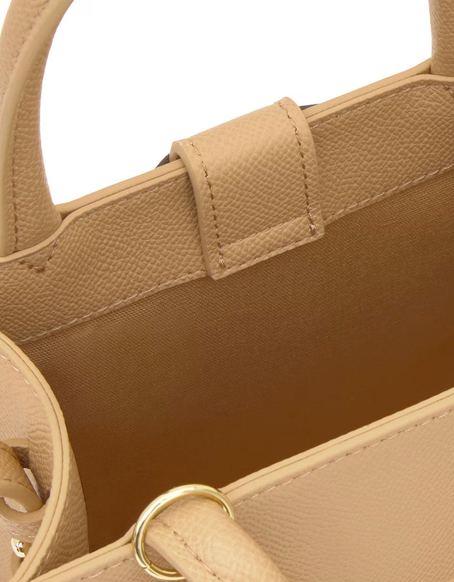 BOLSO TOUS BRENDA BOLSO MINI CUBE en color Beige