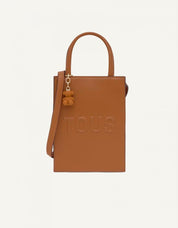 BOLSO TOUS BRENDA BOLSO MINI CUBE en color Cuero