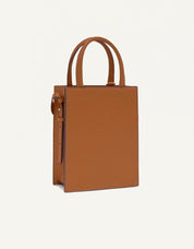 BOLSO TOUS BRENDA BOLSO MINI CUBE en color Cuero