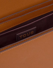 BOLSO TOUS BRENDA BANDOLERA M en color Cuero