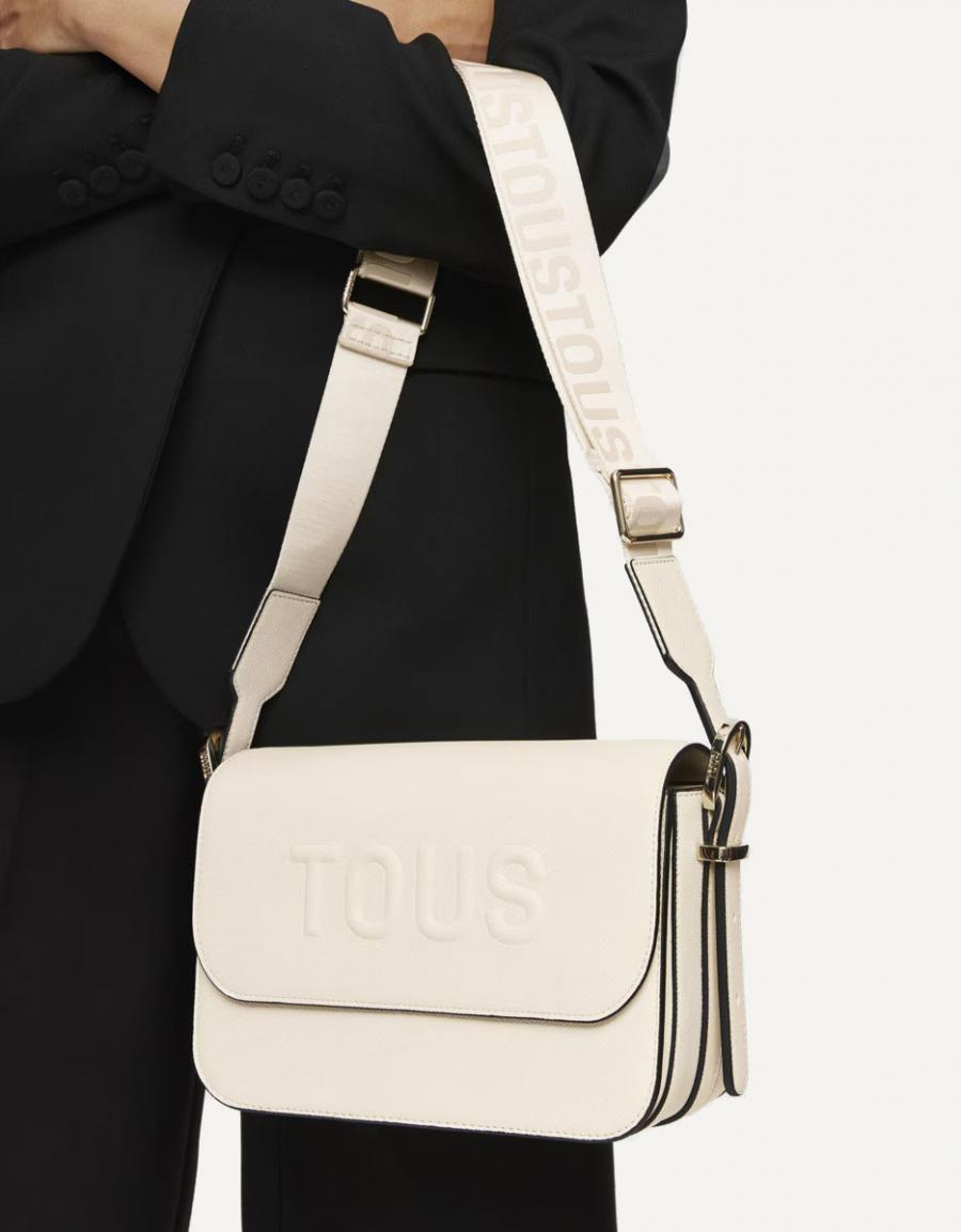 BOLSO TOUS BRENDA BANDOLERA M en color Beige
