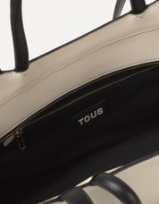 BOLSO TOUS KAOS ICON CITY M en color Beige