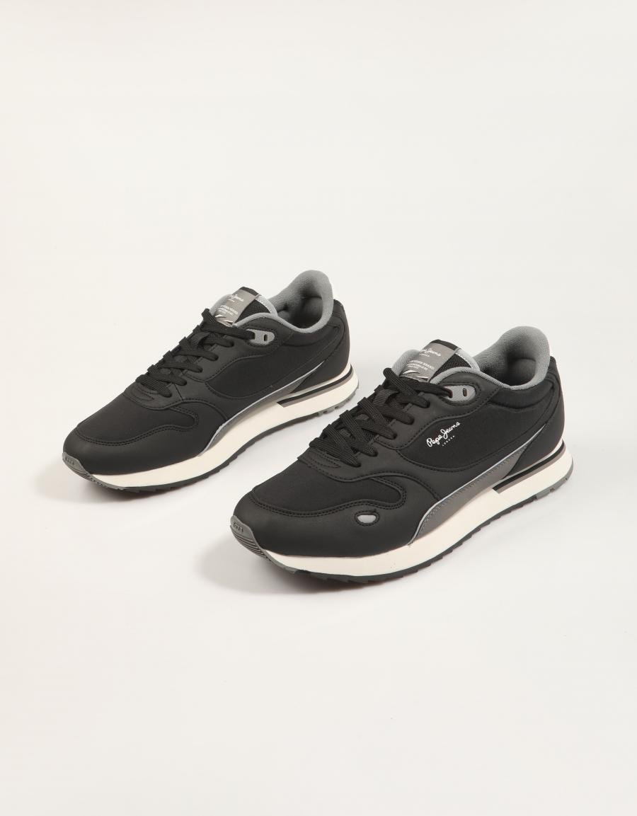 ZAPATILLAS PEPE JEANS BEXLEY SOUTH M PMS400007 en color Negro