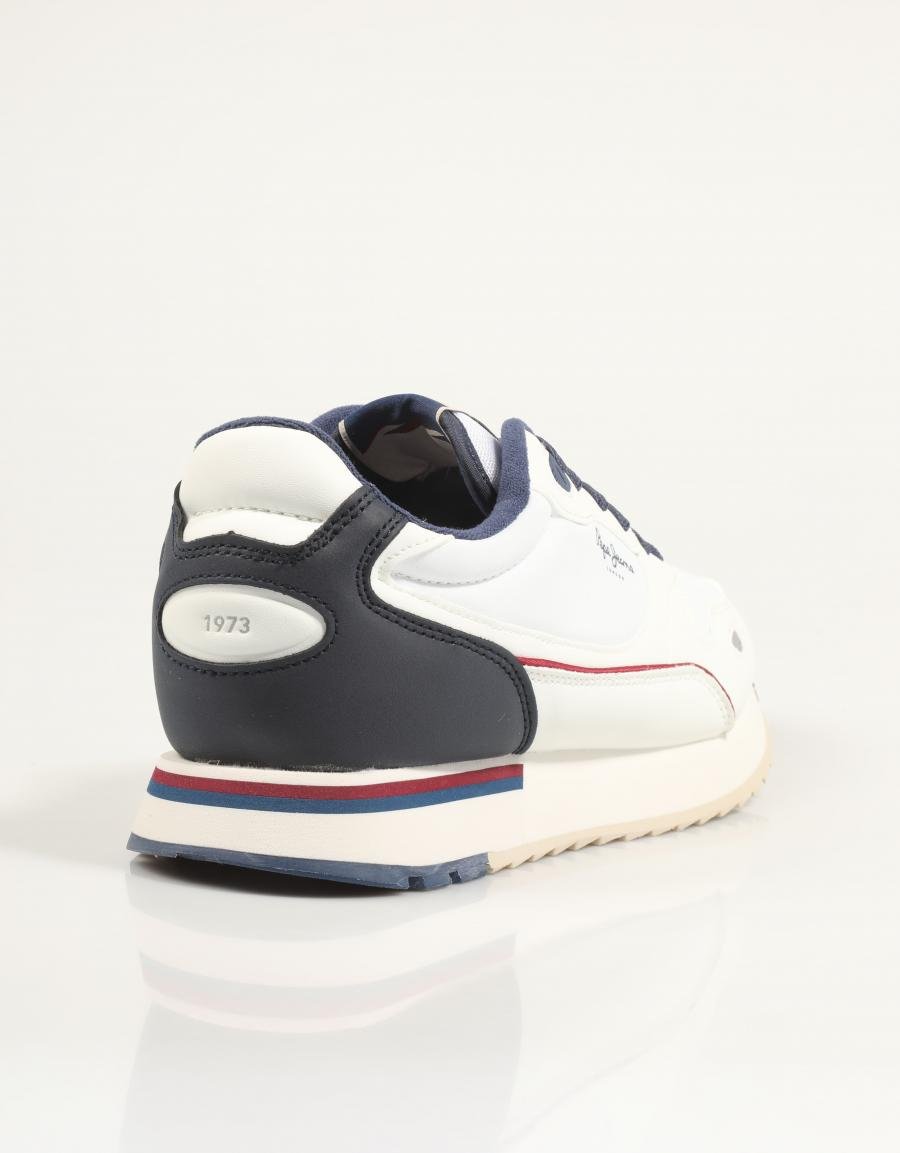 ZAPATILLAS PEPE JEANS BEXLEY SOUTH M PMS400007 en color Blanco