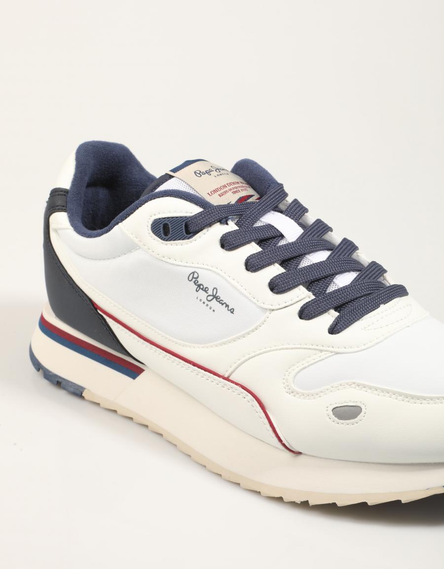 ZAPATILLAS PEPE JEANS BEXLEY SOUTH M PMS400007 en color Blanco