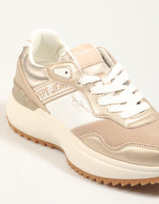 ZAPATILLAS PEPE JEANS KIMI MESH W PLS600021 en color Beige