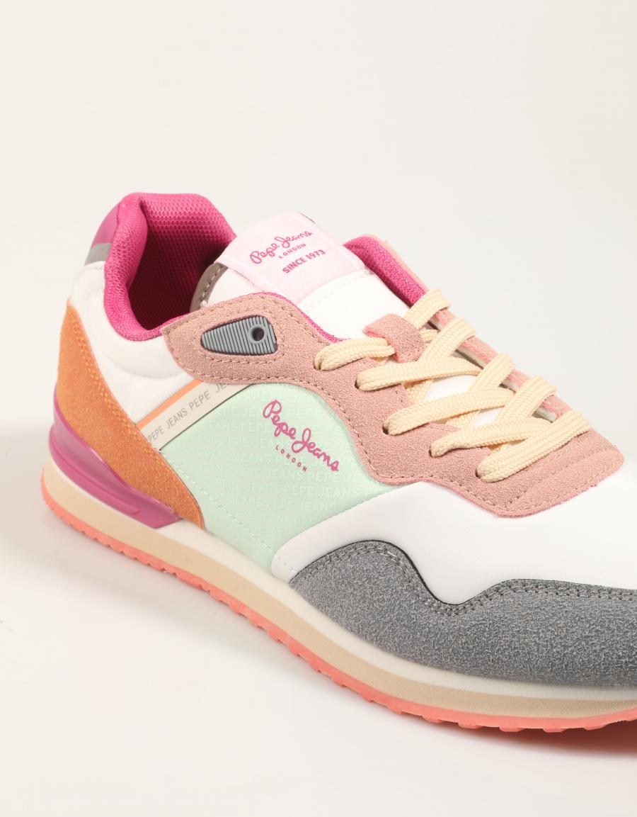 ZAPATILLAS PEPE JEANS LONDON LOGO G PGS400006 en color Multicolor