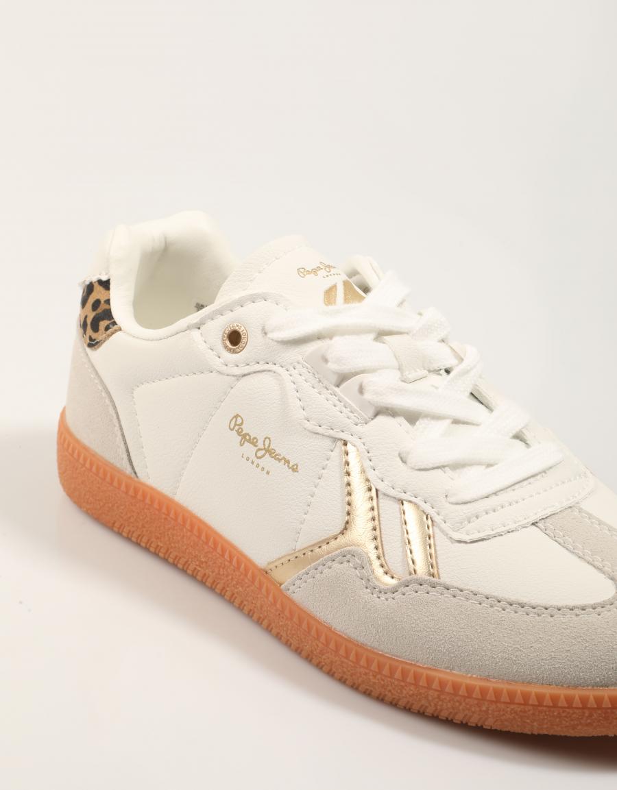 ZAPATILLAS PEPE JEANS BALL FIERCE G PGS000001 en color Blanco