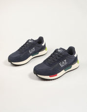 ZAPATILLAS ARMANI EA7 ZAPATILLA VINTAGE RUNNING en color Azul marino