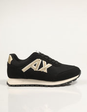 ZAPATILLAS ARMANI EXCHANGE SNEAKER DROP MICRO en color Negro