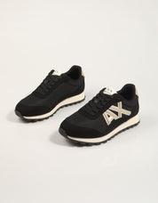 ZAPATILLAS ARMANI EXCHANGE SNEAKER DROP MICRO en color Negro