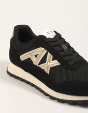 ZAPATILLAS ARMANI EXCHANGE SNEAKER DROP MICRO en color Negro
