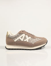 ZAPATILLAS ARMANI EXCHANGE SNEAKER DROP MICRO en color Beige