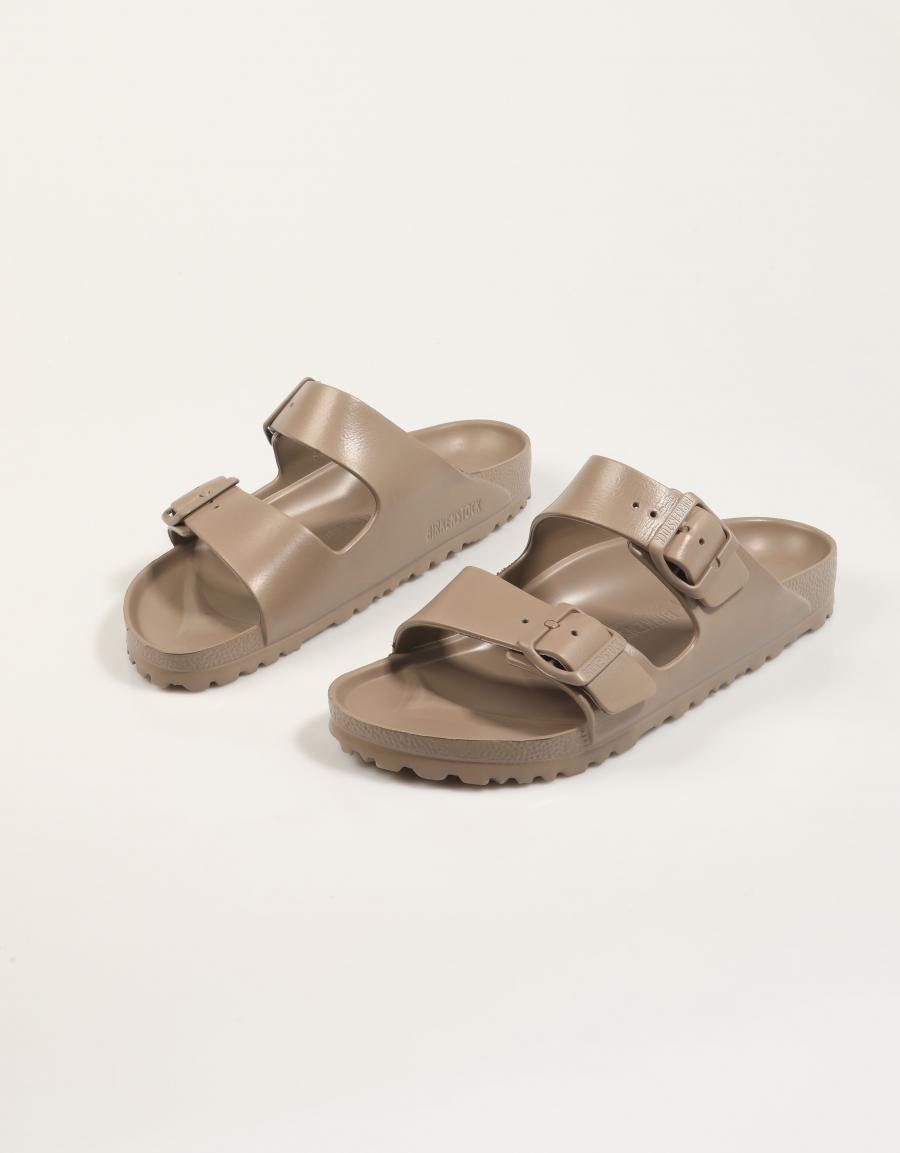 CHANCLAS BIRKENSTOCK ARIZONA en color Taupe