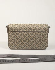 BOLSO ARMANI BAGS WAVE MONOGRAM XW001596 en color Beige