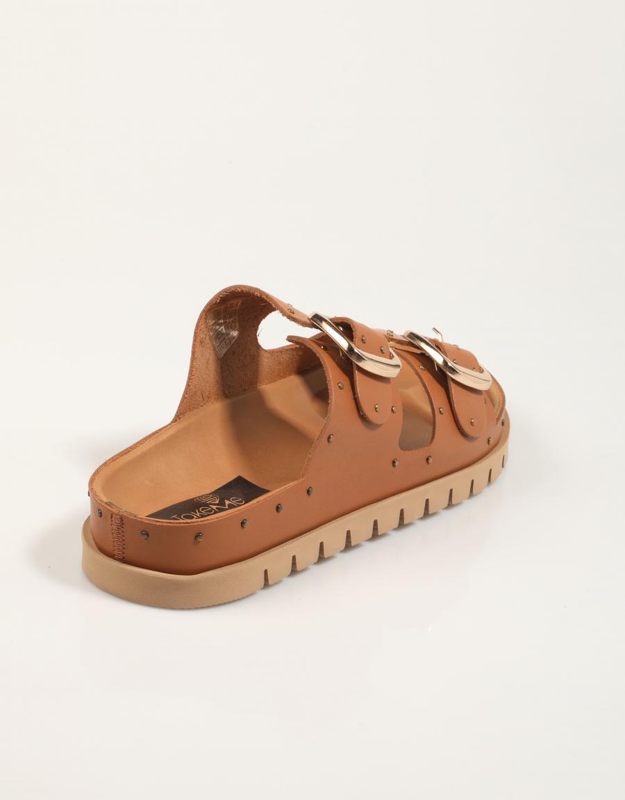 SANDALIAS TAKE ME 2401 en color Cuero