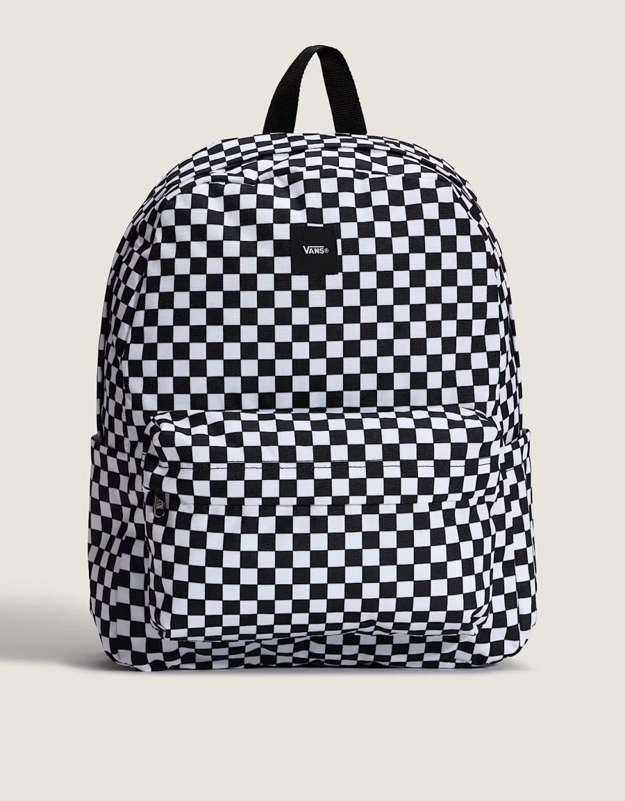 MOCHILA VANS OLD SKOOL CHECK BACKPACK en color Negro