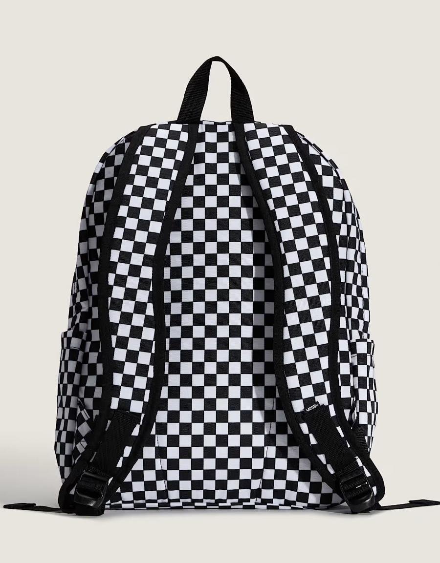 MOCHILA VANS OLD SKOOL CHECK BACKPACK en color Negro