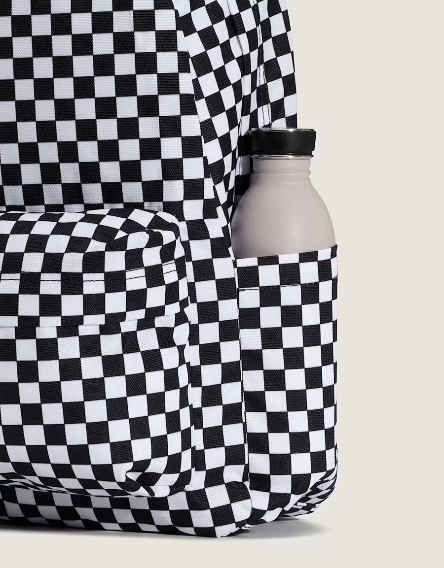 MOCHILA VANS OLD SKOOL CHECK BACKPACK en color Negro