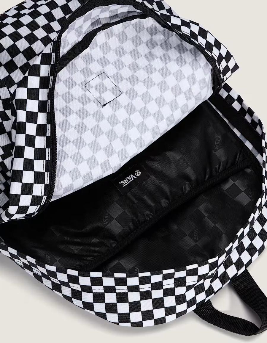 MOCHILA VANS OLD SKOOL CHECK BACKPACK en color Negro