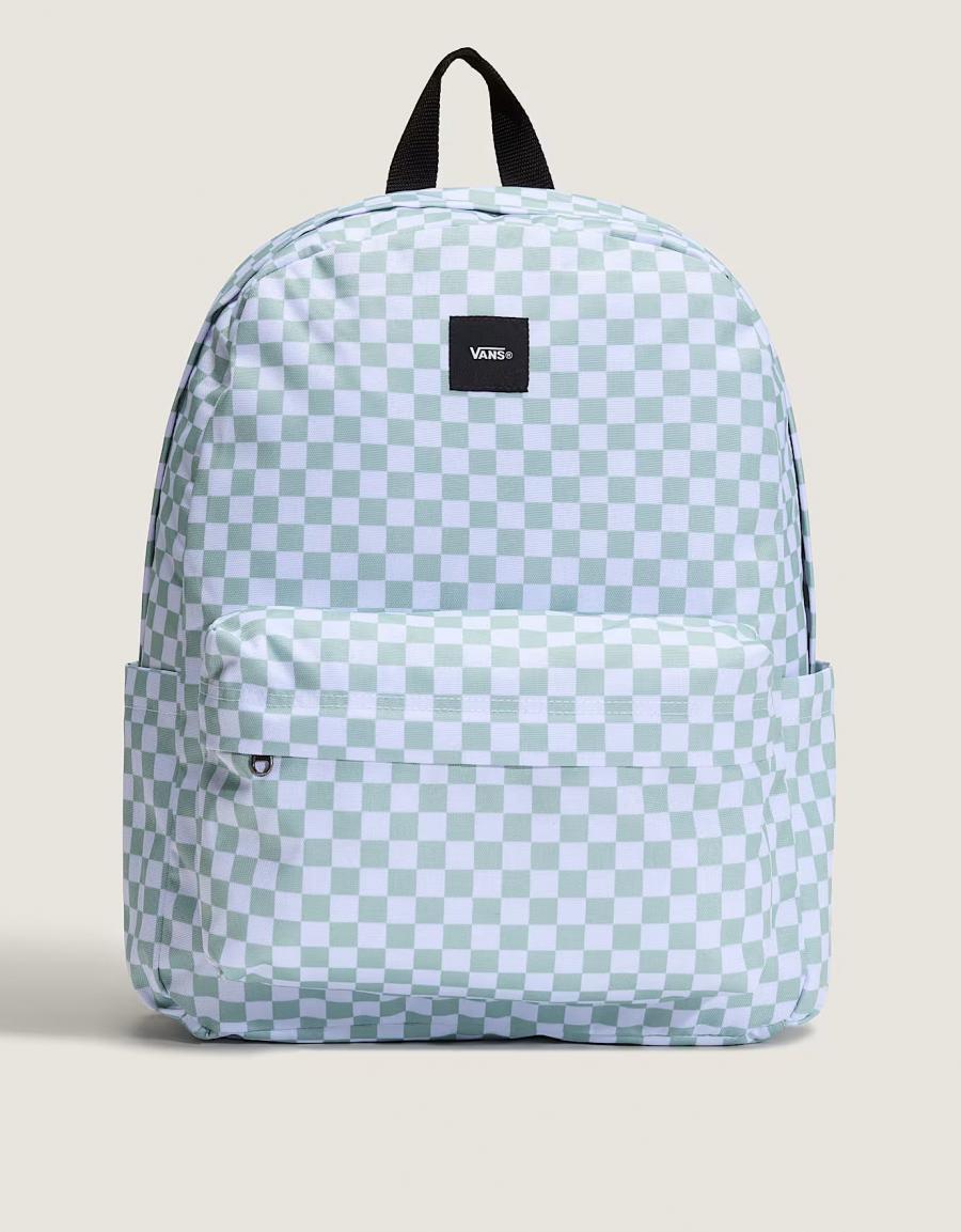 MOCHILA VANS OLD SKOOL CHECK BACKPACK en color Kaki