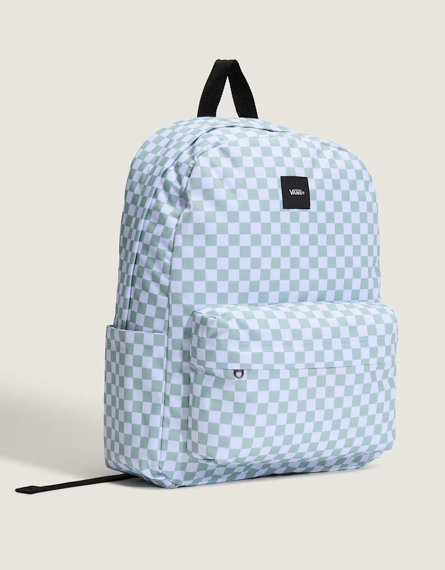 MOCHILA VANS OLD SKOOL CHECK BACKPACK en color Kaki