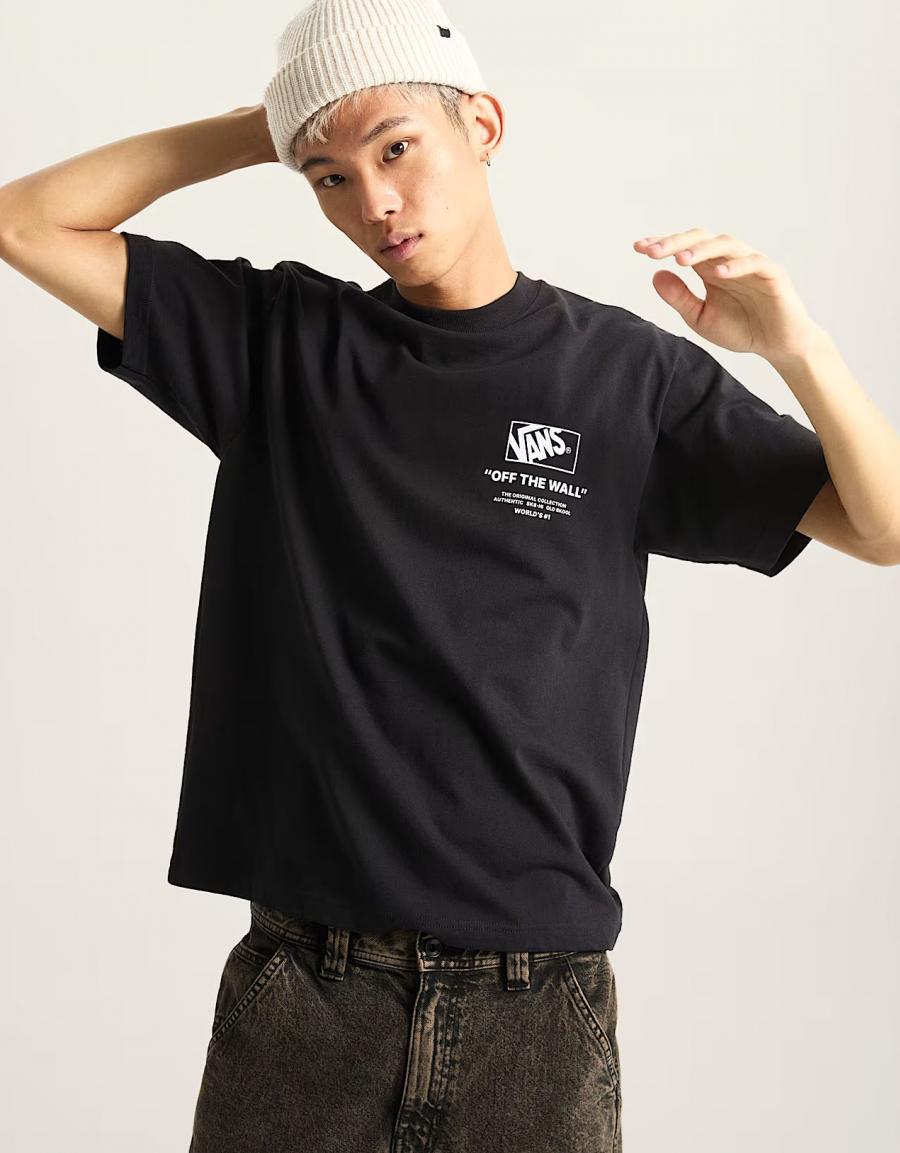 CAMISETA VANS STOCKPILE SS TEE VN000PEW en color Negro