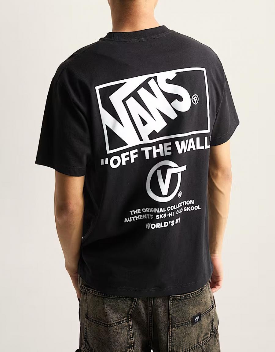CAMISETA VANS STOCKPILE SS TEE VN000PEW en color Negro