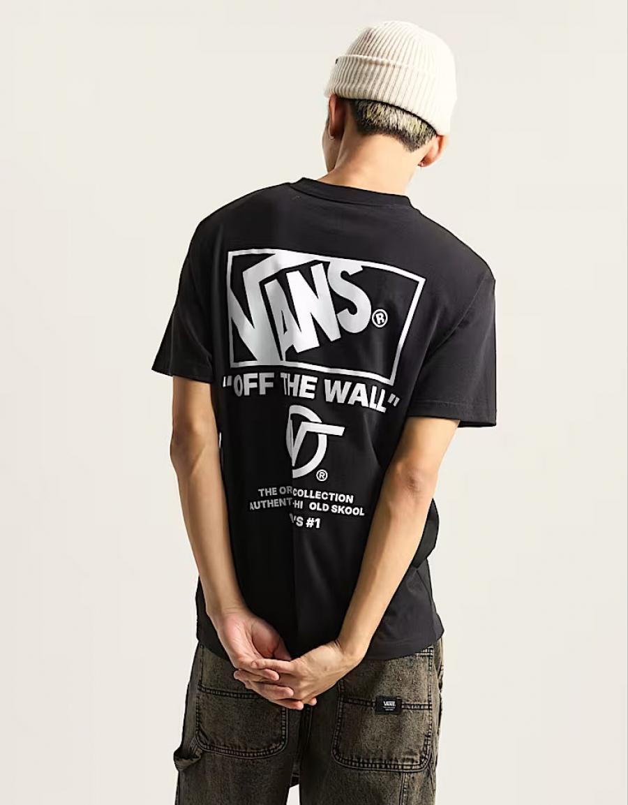 CAMISETA VANS STOCKPILE SS TEE VN000PEW en color Negro