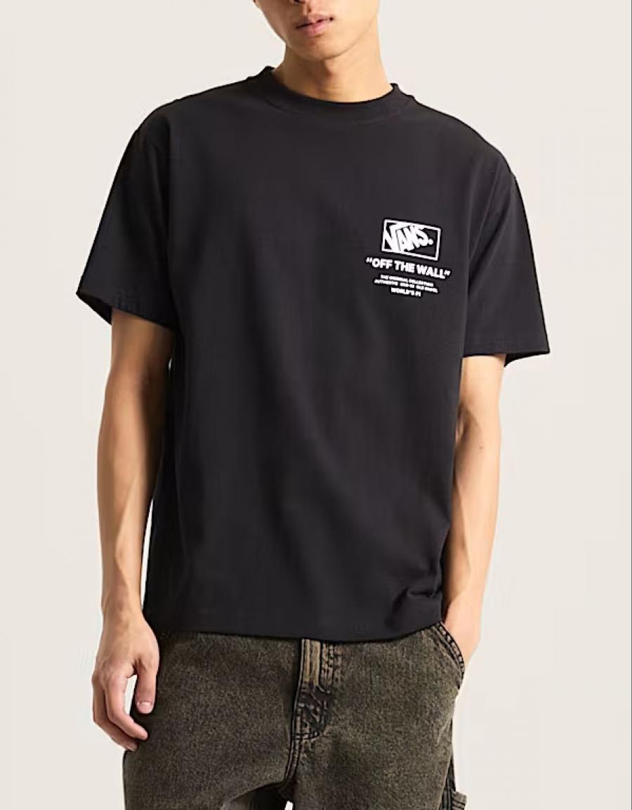 CAMISETA VANS STOCKPILE SS TEE VN000PEW en color Negro