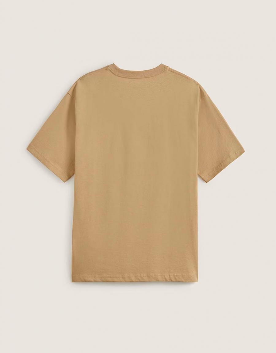CAMISETA VANS LEFT CHEST II LOOSE SS en color Cuero