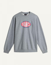 SUDADERA VANS SPRAY ON LOOSE CREW en color Gris