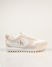 ZAPATILLAS CALVIN KLEIN TOOTHY RUNNER LACEUP MIX ML en color Blanco