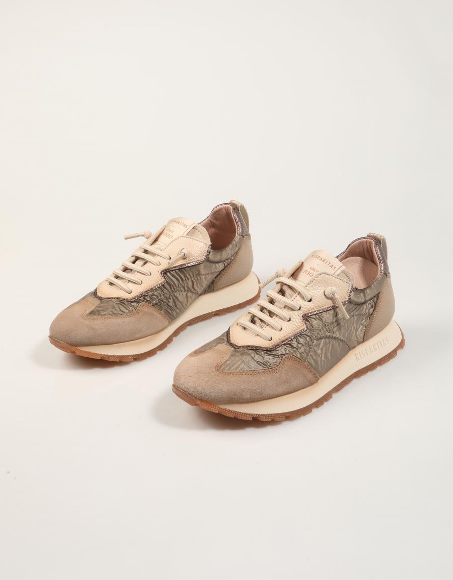 ZAPATILLAS HISPANITAS HI254209 en color Taupe