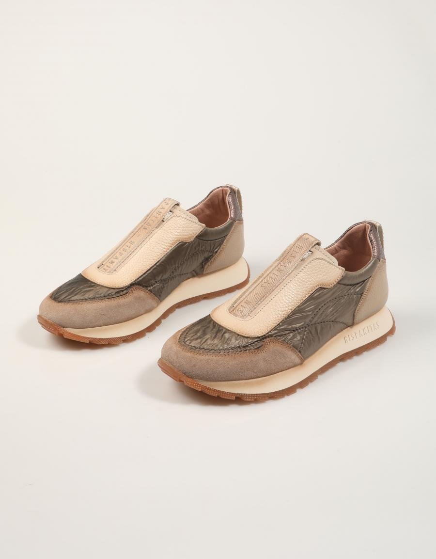 ZAPATILLAS HISPANITAS HI254222 en color Taupe
