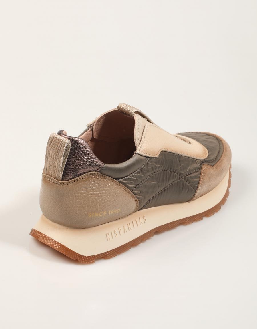 ZAPATILLAS HISPANITAS HI254222 en color Taupe