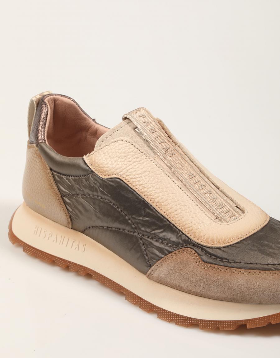 ZAPATILLAS HISPANITAS HI254222 en color Taupe