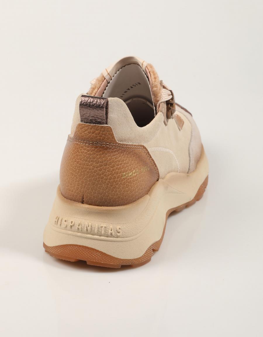 ZAPATILLAS HISPANITAS CHI254320 en color Beige