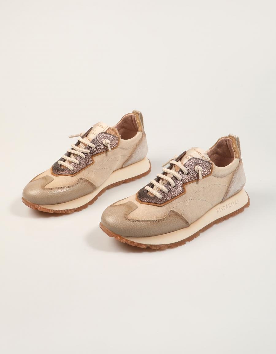 ZAPATILLAS HISPANITAS CHI254312 en color Beige